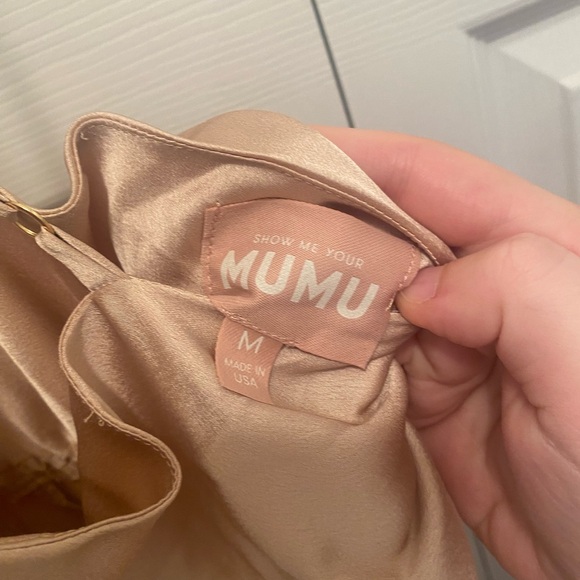 Show me your mumu Tuscany slip dress champagne - Picture 3 of 3